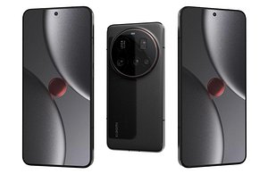 3D Xiaomi 15 Ultra Black Low Poly