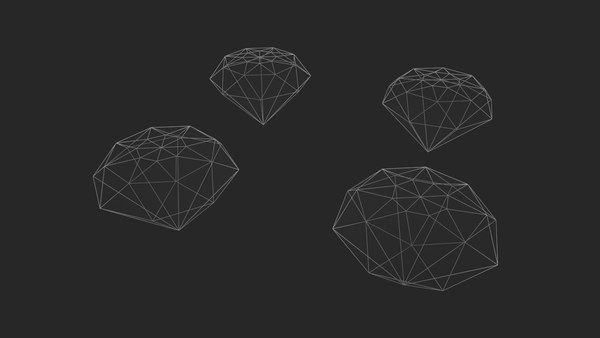 3D Diamonds - TurboSquid 1960213