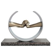 Lorenzo Quinn Sculpture During Love bronze