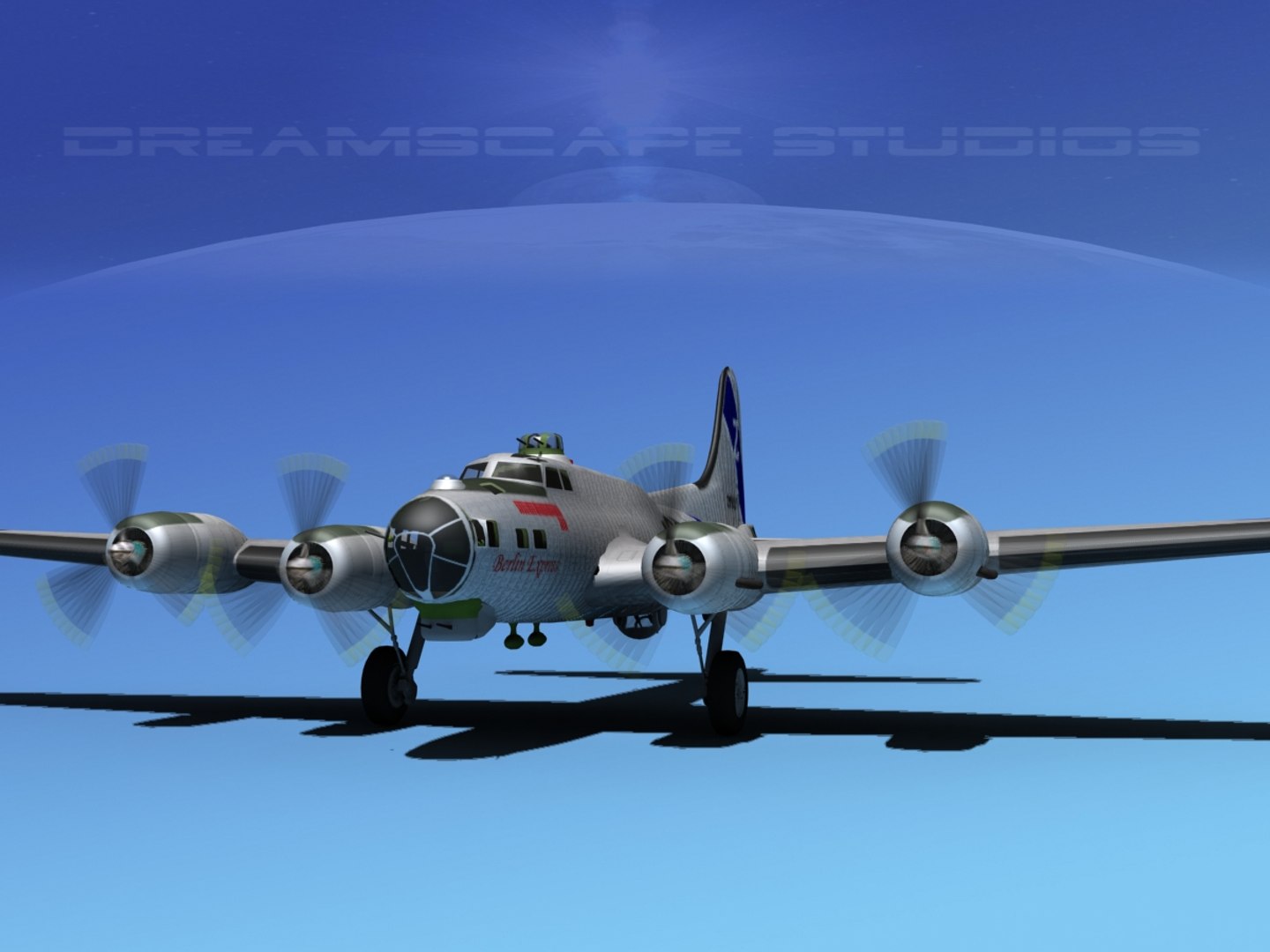 3d Model B-17 Boeing Flying Fortress