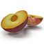 Plum Half 2 3D Model