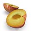 Plum Half 2 3D Model