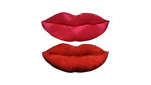 Lips Shape Cushion
