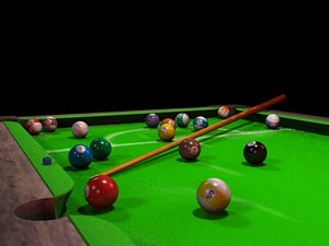 maya pool table