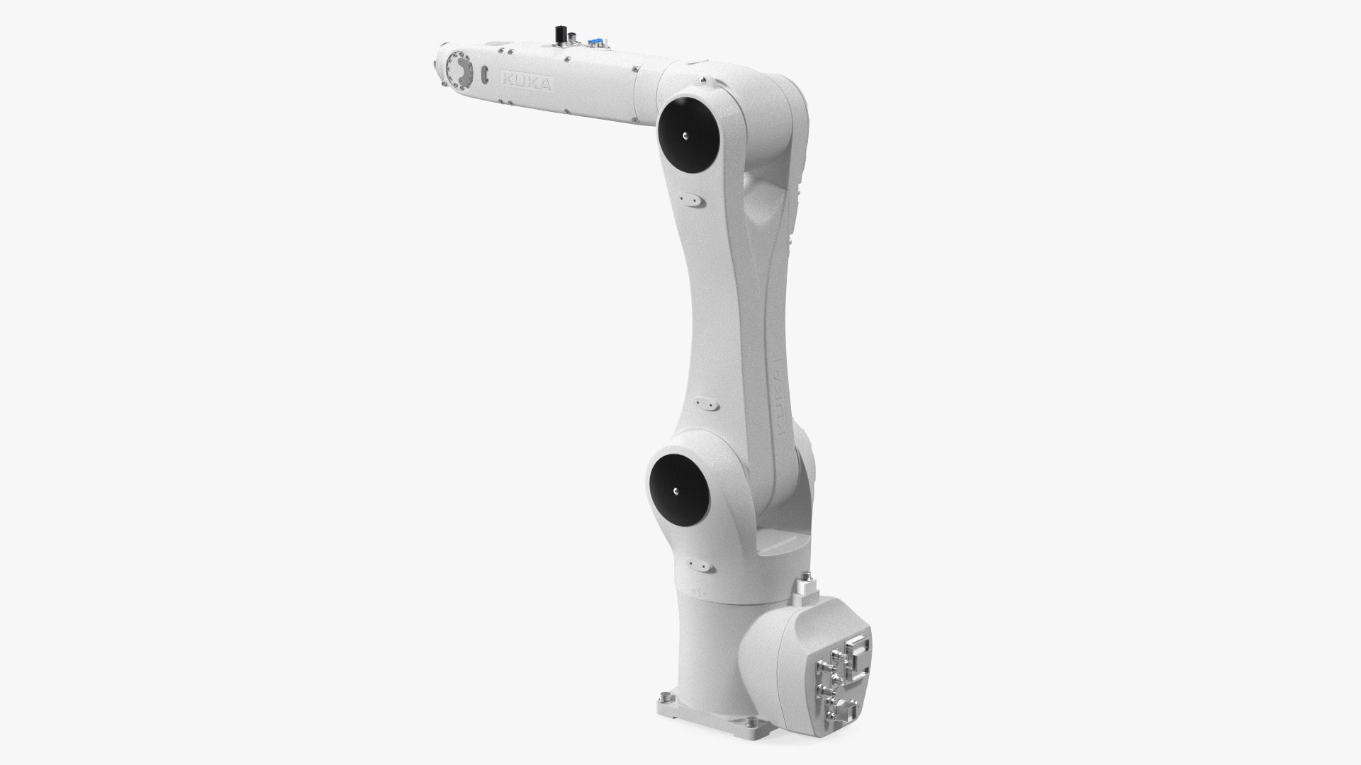 Robot Arm Kuka R1100 White 3D model preview