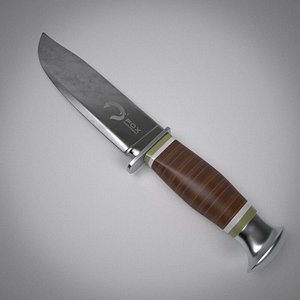 3d hunting knife