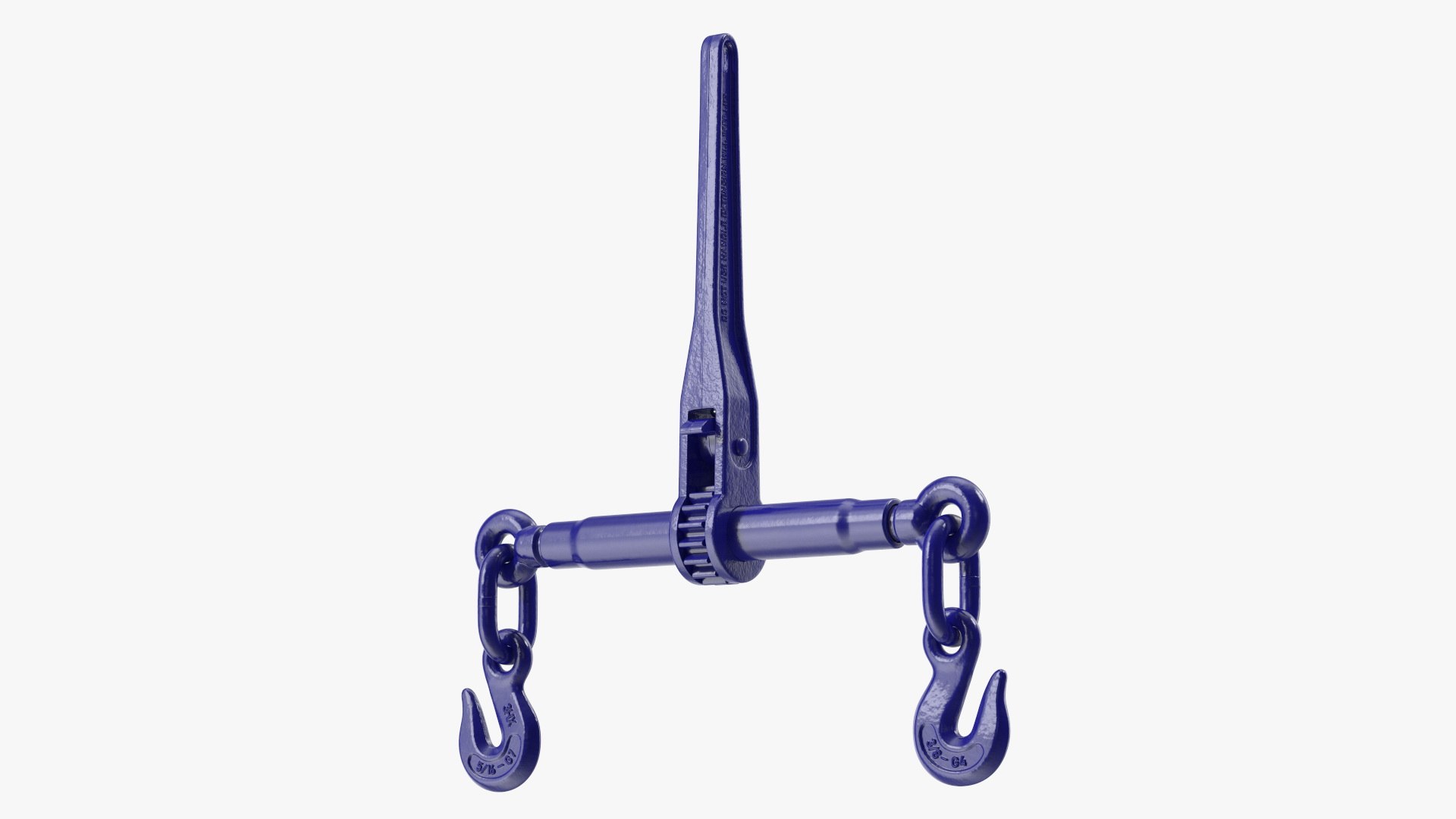 Ratchet Load Binder Blue 3D model preview