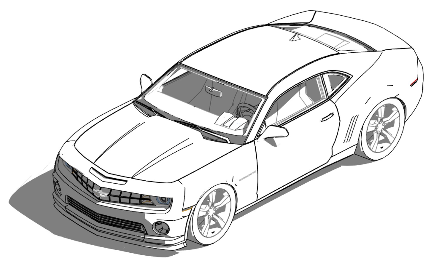 3D Chevrolet Camaro SS 2011 - TurboSquid 1716123