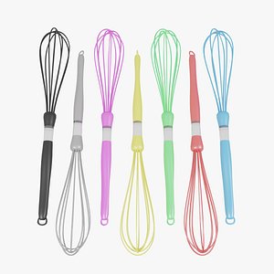 Silicone Whisk 3D model