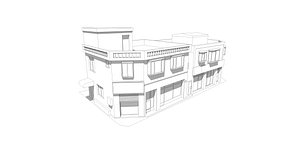 3D small building