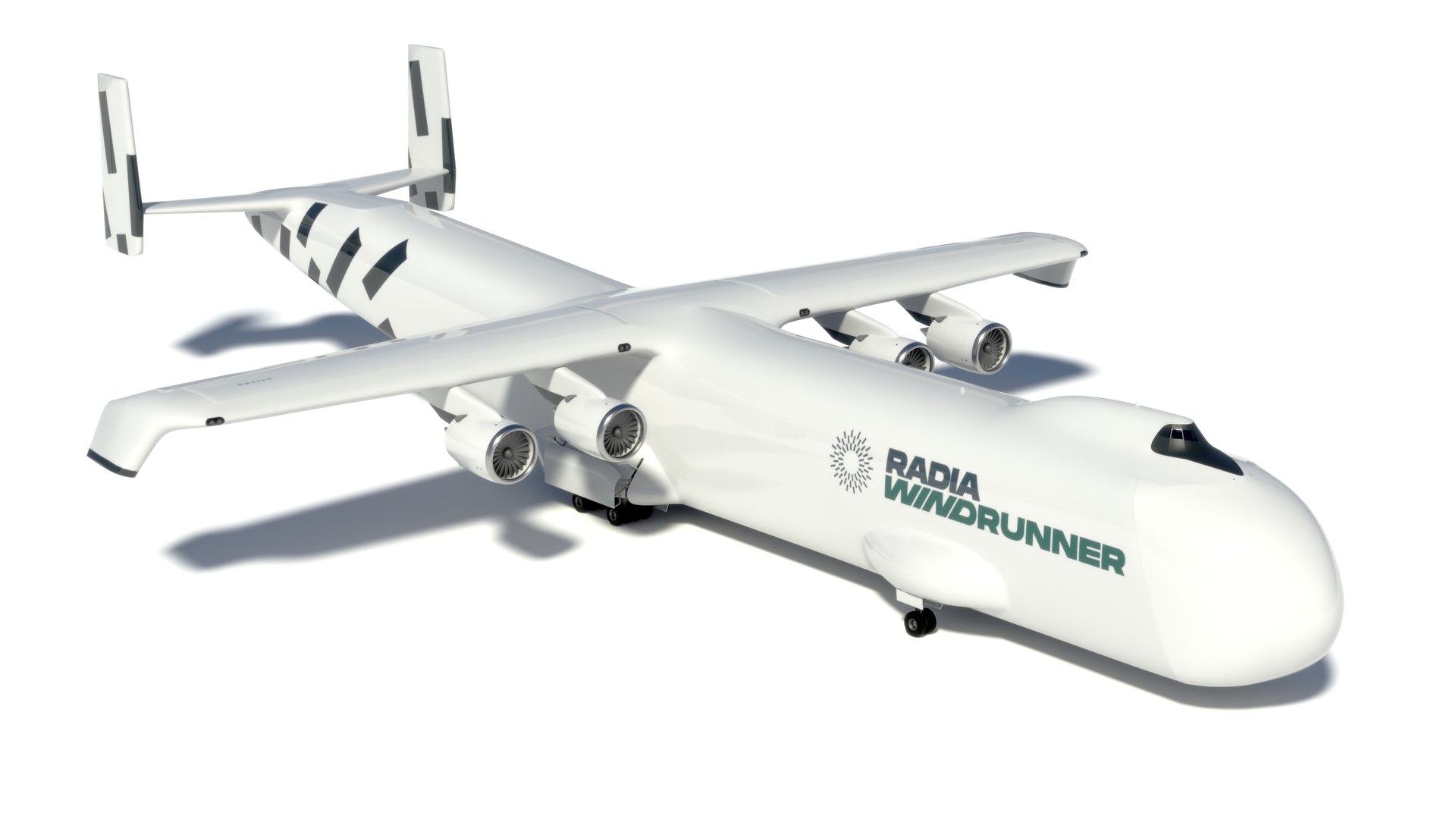 Radia Windrunner Cargo Airplane 3D model preview