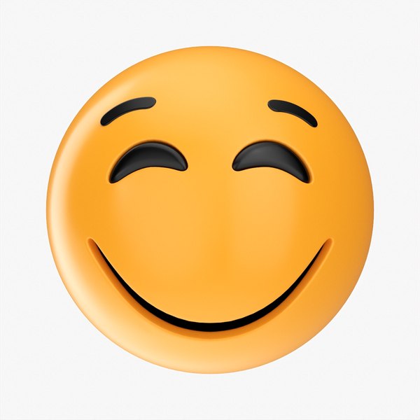 Emoji 013 Large smiling with eyes closed 3D model - TurboSquid 1817592