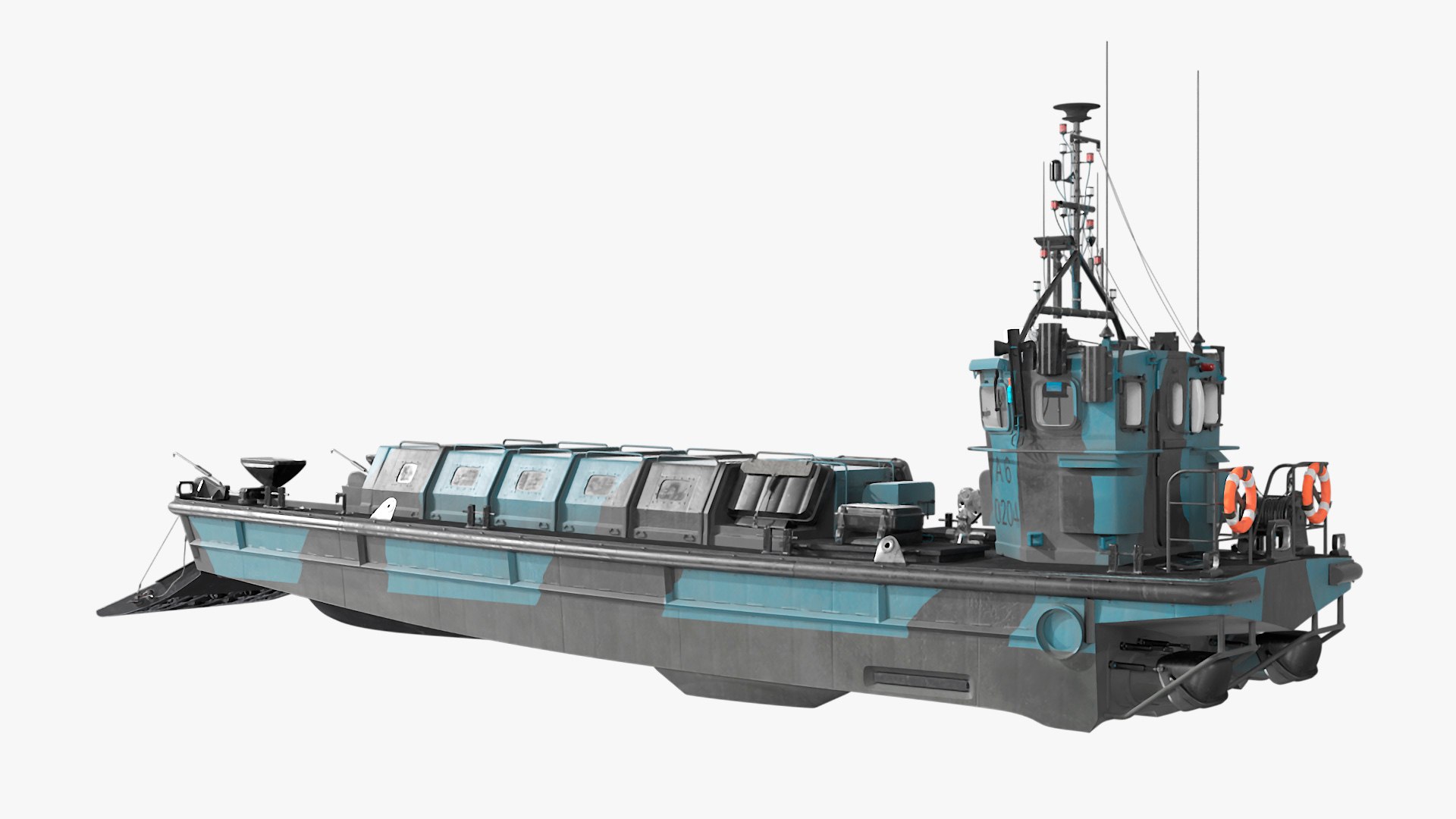 3D Model LCVP Landing Craft - TurboSquid 2326405