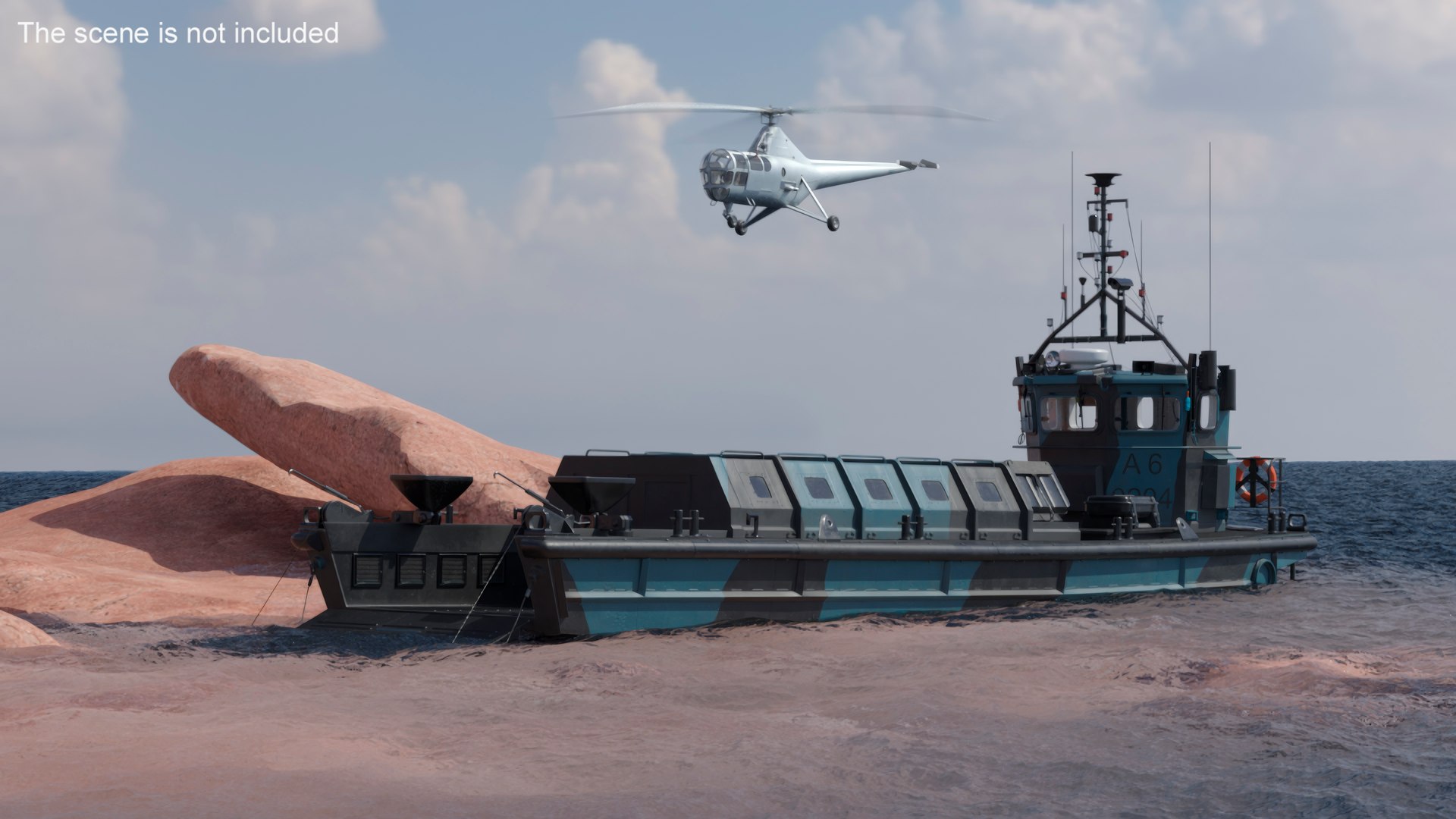 3D Model LCVP Landing Craft - TurboSquid 2326405