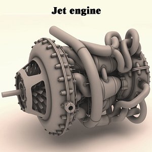 fantasy jet engine model