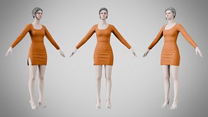 3D model Dress 54 Desert