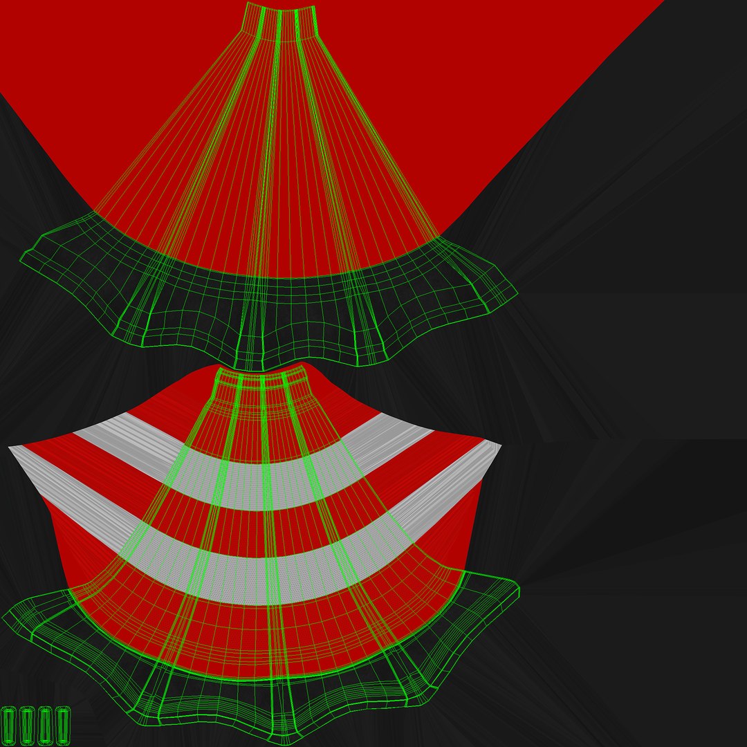 Traffic Cone Fully Reflective 50cm 3D Model - TurboSquid 1878030
