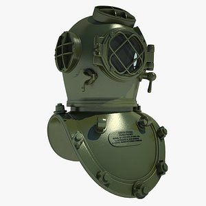 3d diving helmet old