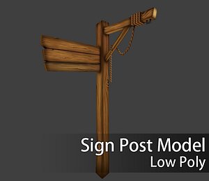 3D Signpost Models | TurboSquid