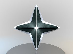 ninja estrellas arma 1 3D
