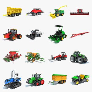 Complete Farm Equipment Pack – Professional Agricultural Machinery Collection