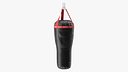 Leather Uppercut Punch Bag Black