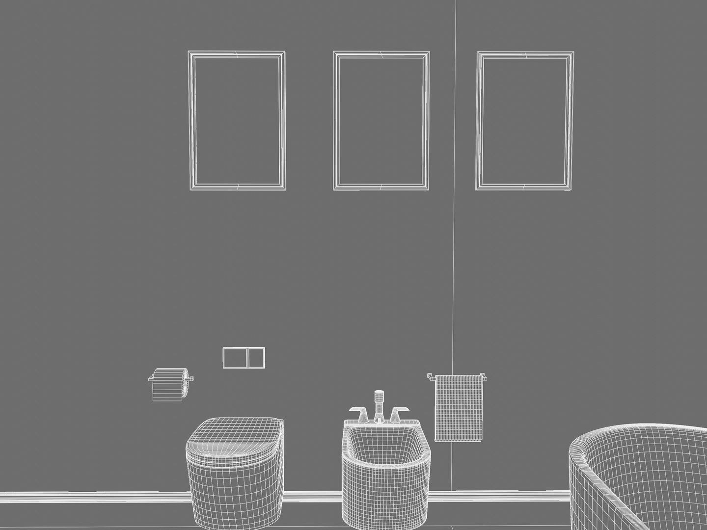 3D Realistic Bathroom Interior 3D Model Model - TurboSquid 2296051
