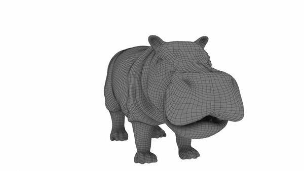 3D hippo model - TurboSquid 1444524