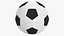 3D football soccer ball 2 model