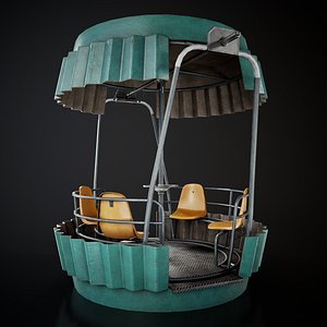 Painted Ferris Wheel Cabin