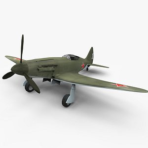 3d model mig-3 aircraft world
