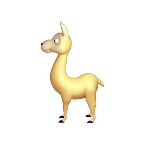 Llama Cartoon