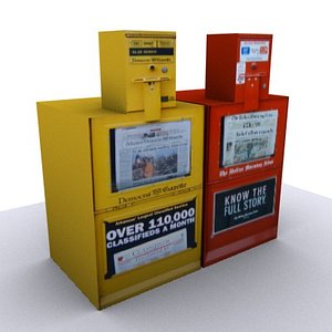 2 Newspaper Vending Machines