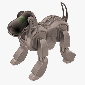 aibo dog sony 3d max
