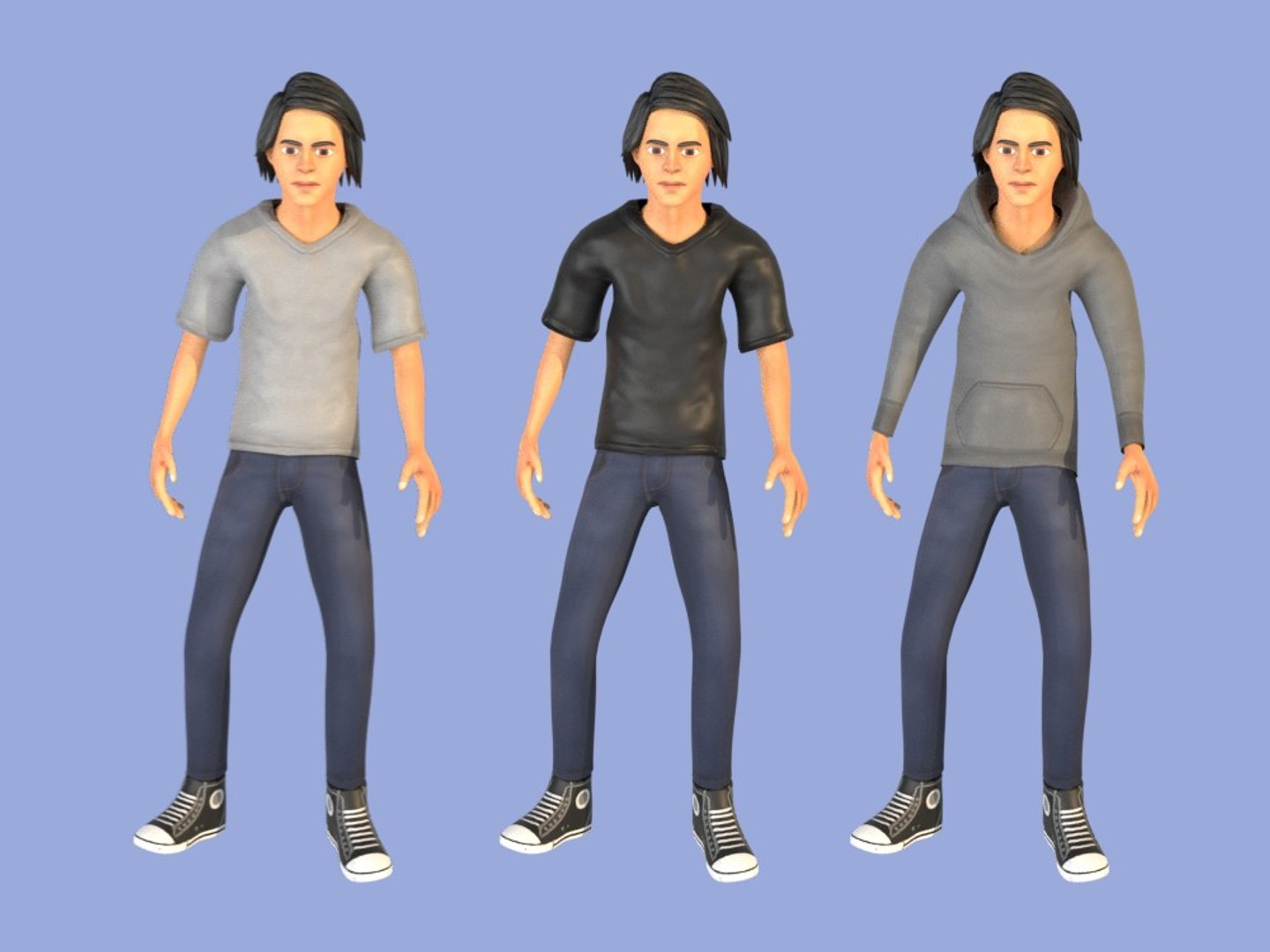 3D Model Man Boy Rig - TurboSquid 1654314