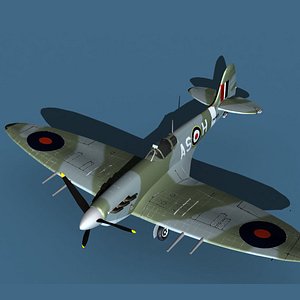 Supermarine Spitfire MkVI V01 3D model