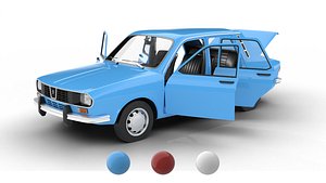 3D Dacia 1300 1969 HQ