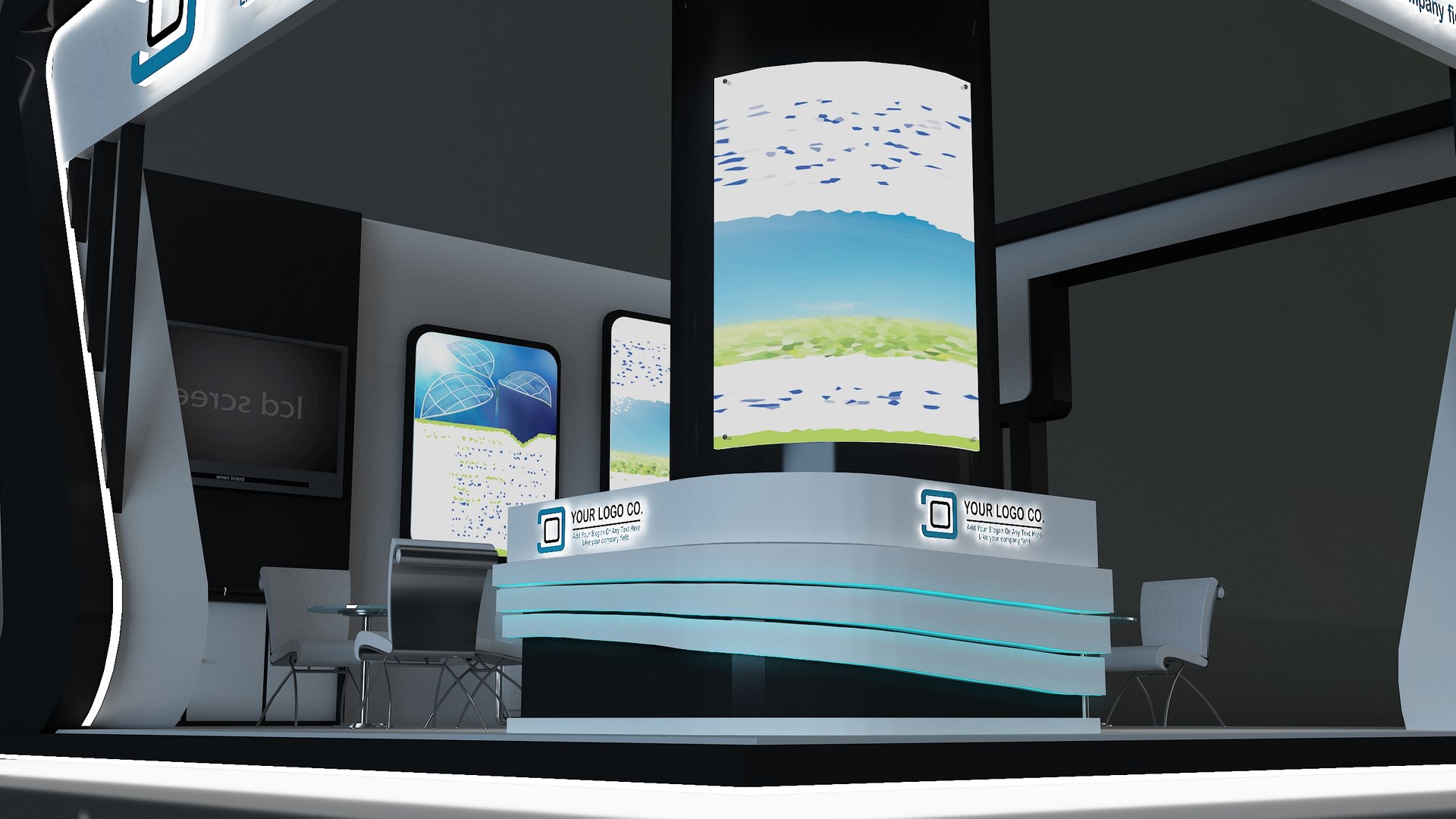 3D Booth Exhibition Stand a671a model https://p.turbosquid.com/ts-thumb/24/FKdR59/BP/07/jpg/1743537869/1920x1080/fit_q87/aa08cf5570579e8b3314e85f0fc1cbc3a5e9c387/07.jpg