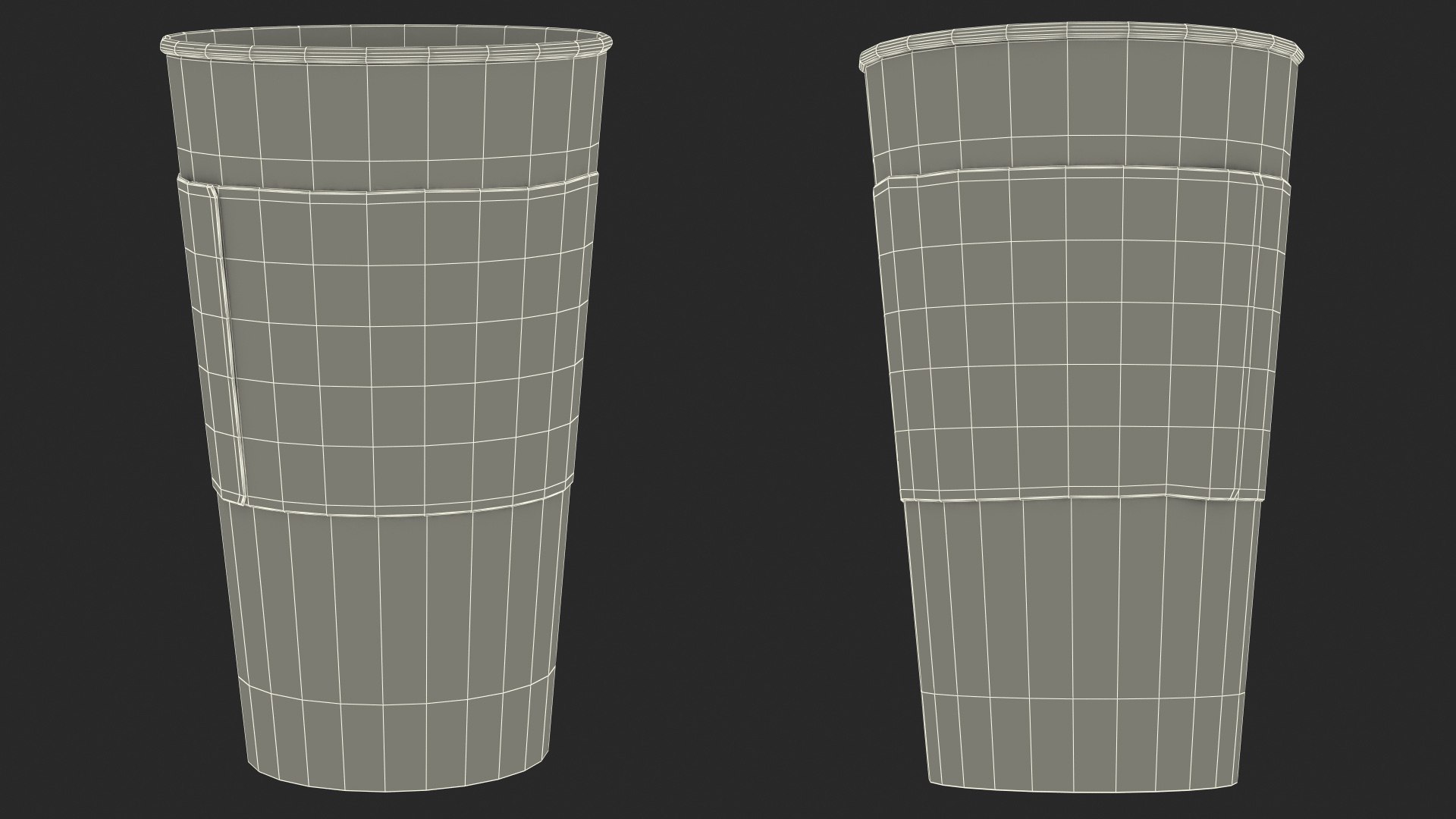3D Model Paper Cup With Coffee - TurboSquid 1857997