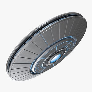 UFO Flying Saucer Rigged