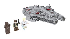 3D Millennium Falcon