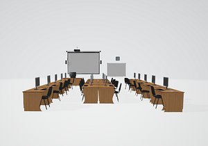 3D computer tables projectors model