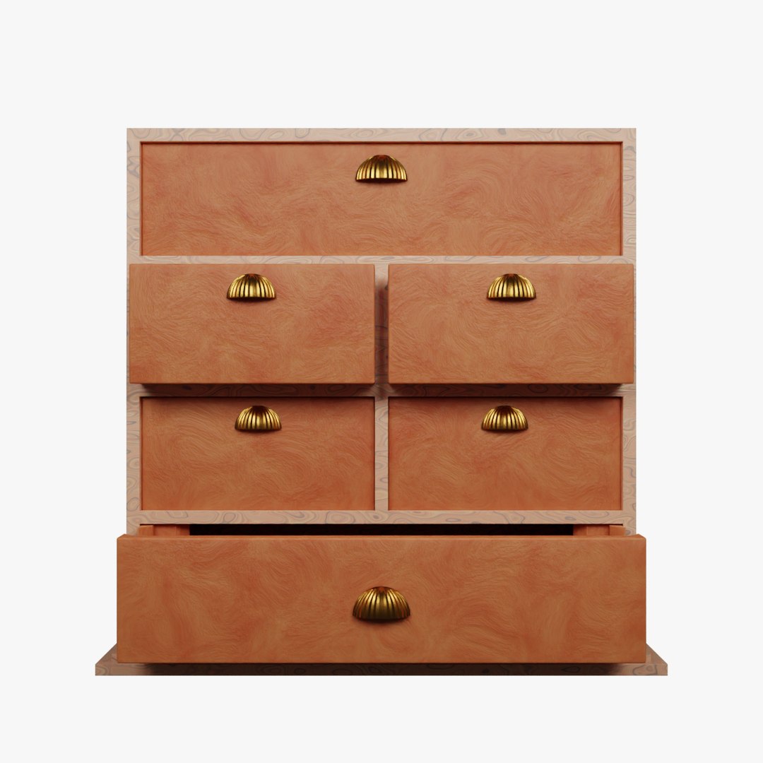 3D Cabinate for Clothes with multiple Drawer model - TurboSquid 2033520