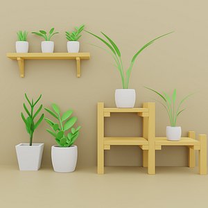 house plants 3D model
