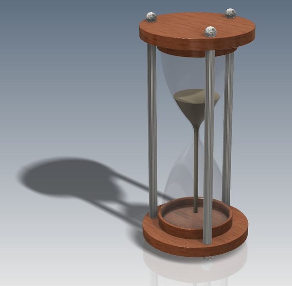 3d model hour glass