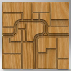 panel stl cnc model