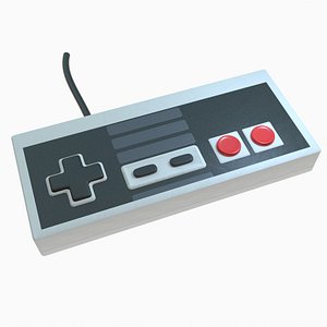 NES controller 3D model