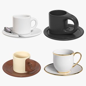 Coffee Cups Collection model
