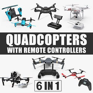 quadcopters remote controllers quad 3D model