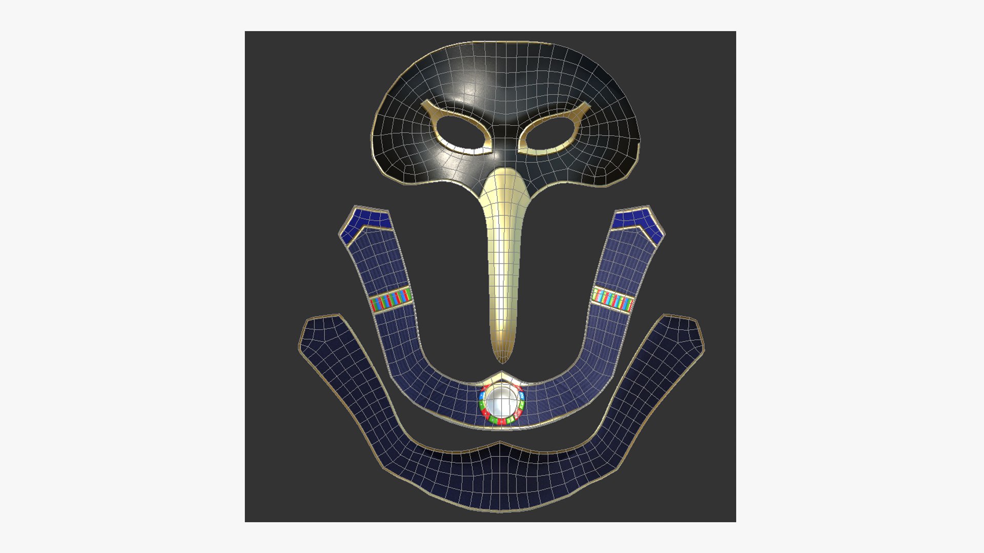 3D Thoth Mask A10 - Egyptian Gods Character Clothing https://p.turbosquid.com/ts-thumb/24/QAUl96/SC/t10uv/png/1708532669/1920x1080/fit_q87/2729ca205fca62be6c581953c4a9fa5f773d1671/t10uv.jpg